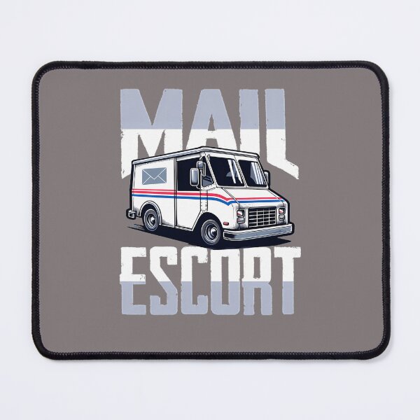 Item preview, MAIL-ESCORT-FUN-DELIVERY-TRUCK--POSTAL-SERVICE-HUMOR-T-SHIRT designed and sold by DietfriedWekauf.
