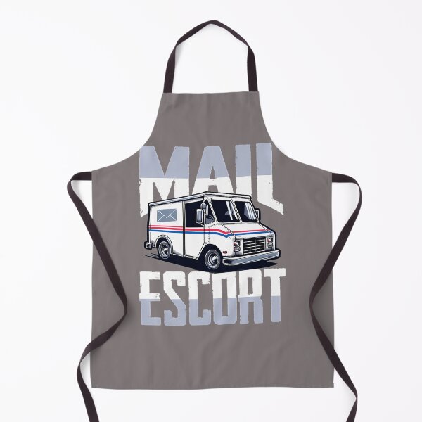 Item preview, MAIL-ESCORT-FUN-DELIVERY-TRUCK--POSTAL-SERVICE-HUMOR-T-SHIRT designed and sold by DietfriedWekauf.