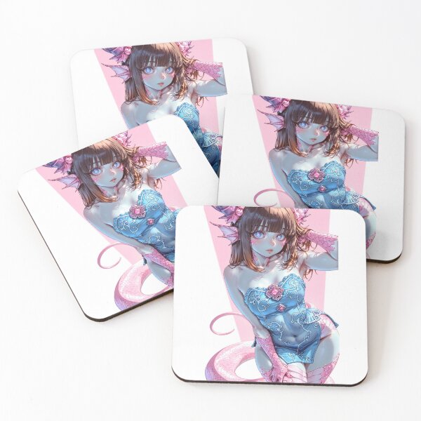Item preview, Demon Girl Naga with Dark Cat – Anime Style Fantasy Art vol.2 designed and sold by EpicMerchRealm.