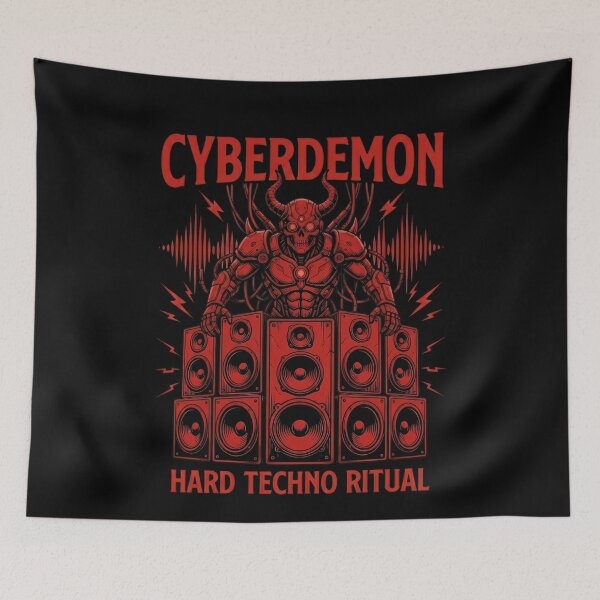 Item preview, Cyberdemon Hard Techno Ritual Music designed and sold by k3rstman1.