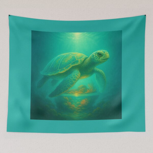Item preview, Ocean Turtle – Tidepool Reflections | GeoWild Designs designed and sold by GeoWild Designs.