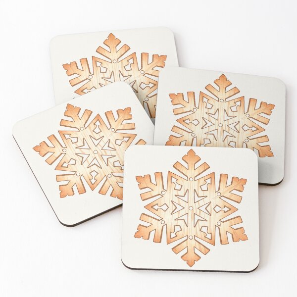Item preview, Rustic Wooden Snowflake – Cozy Winter Cutout Design designed and sold by Iras-Art-Corner.
