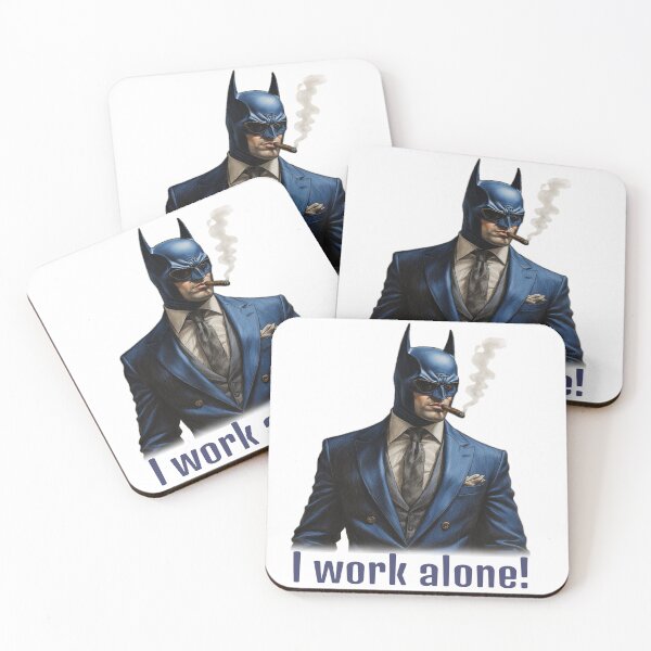 Item preview, I work alone! designed and sold by Bossy Box.