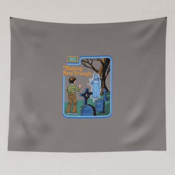 Item preview, MAKING-NEW-FRIENDS-T-SHIRT designed and sold by DietfriedWekauf.