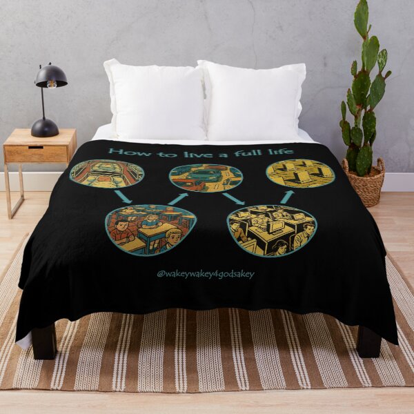 Item preview, How To Live A Full Life designed and sold by WakeyWakeySakey.