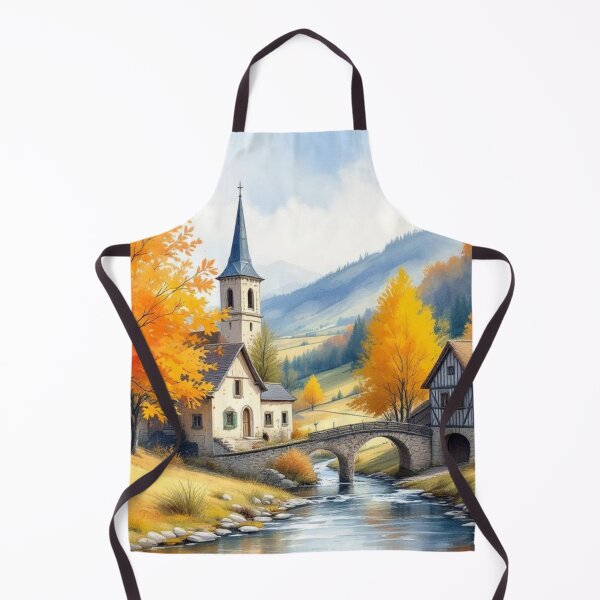 Item preview, Church in the valley (Cantal - France) designed and sold by jefboutique6150.