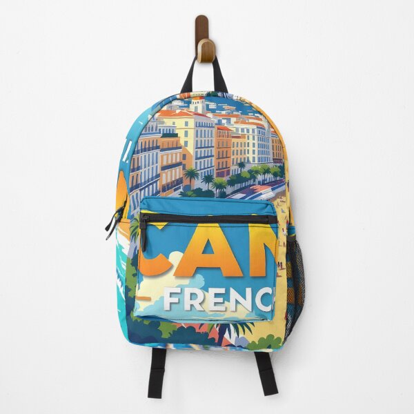 Item preview, Cannes, France: Vintage-Style Painterly Travel Poster designed and sold by LSVart.