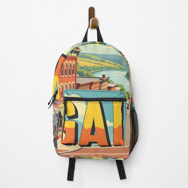 Item preview, Galena, Illinois, USA: Vintage-Style Painterly Travel Poster designed and sold by LSVart.