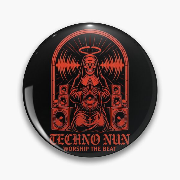 Item preview, Techno Nun Worship Beat Skull Speaker Music designed and sold by k3rstman1.