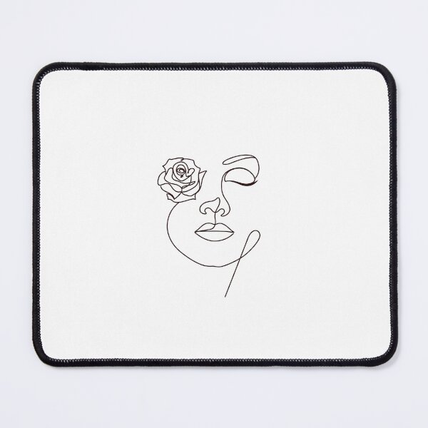 Item preview, woman with rose designed and sold by Aestheticbykate.