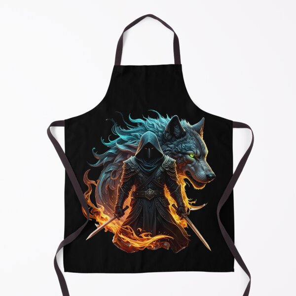 Item preview, The assassin's and guardian wolf T-shirt designed and sold by Alicjareign.