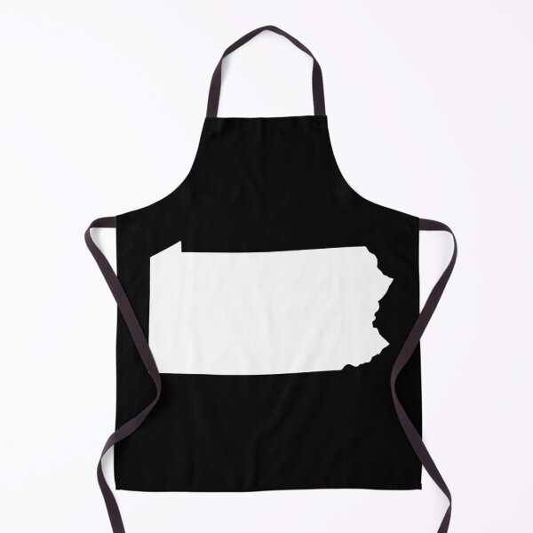 Item preview, Pennsylvania Map Silhouette – Minimal White designed and sold by Paper Drip.