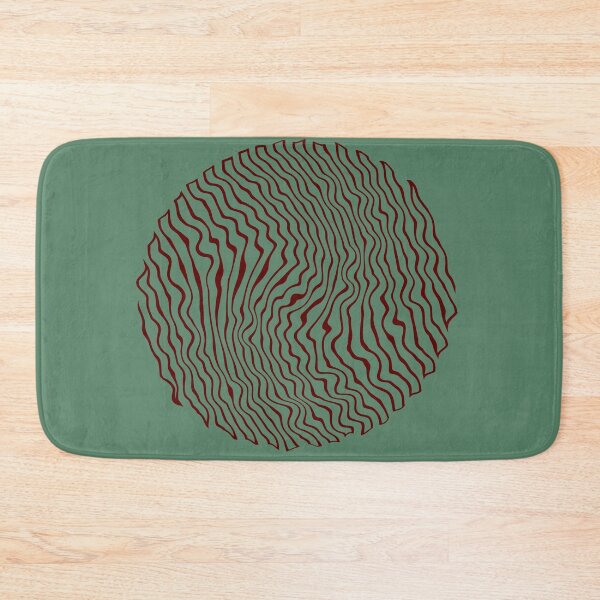 Item preview, Open Orbit Waves Aesthetic Wavy Groovy Zig zag Abstract Geometric Pattern designed and sold by PVTCreations.