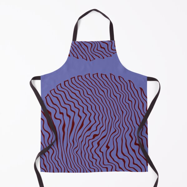 Item preview, Open Orbit Waves Aesthetic Wavy Groovy Zig zag Abstract Geometric Pattern designed and sold by PVTCreations.