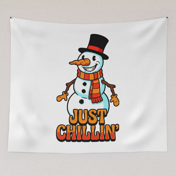 Item preview, JUST CHILLIN Funny Snowman designed and sold by Quillway.