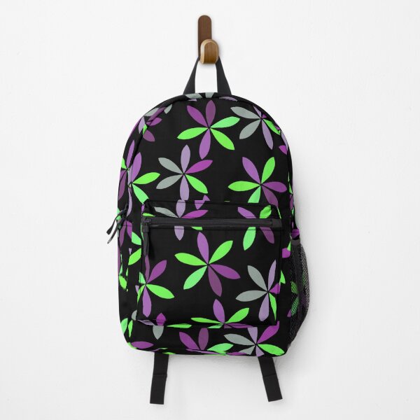 Item preview, Bright Floral on Black Seamless Repeat designed and sold by Sharon Schwalbe.