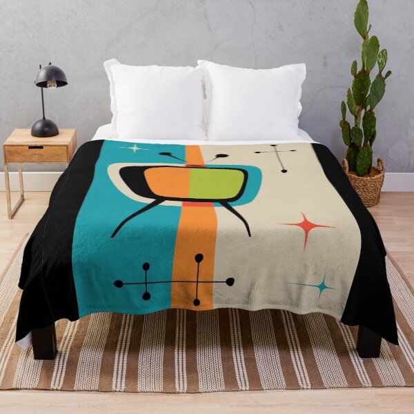 Item preview, Vintage TV Mod Atomic Geometric designed and sold by RetroMaggie.
