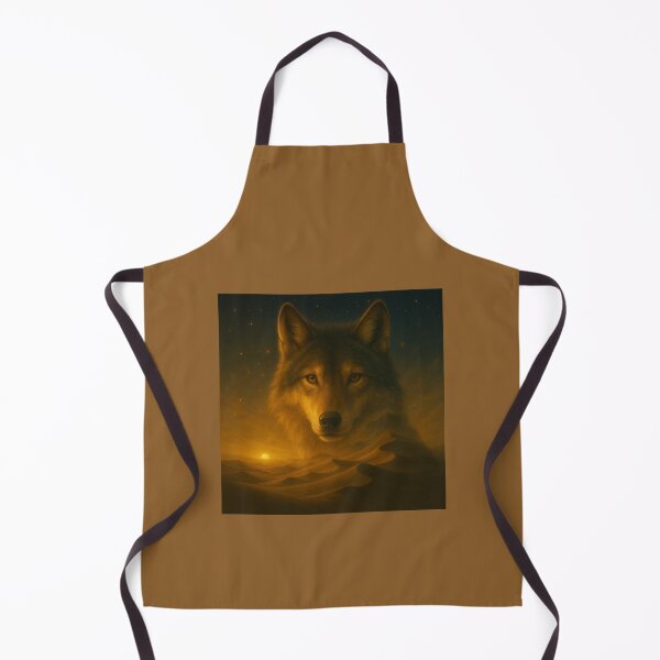 Item preview, Wolf of the Horizon – Desert Nightfall Glow | GeoWild Designs designed and sold by GeoWild Designs.