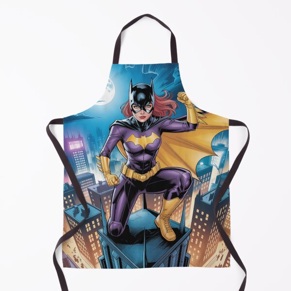 Item preview, Batgirl's Lunar Stand: Gotham's Purple Powerhouse Under the Moon - DC Comics Fan Art designed and sold by Midnight Veil Designs.