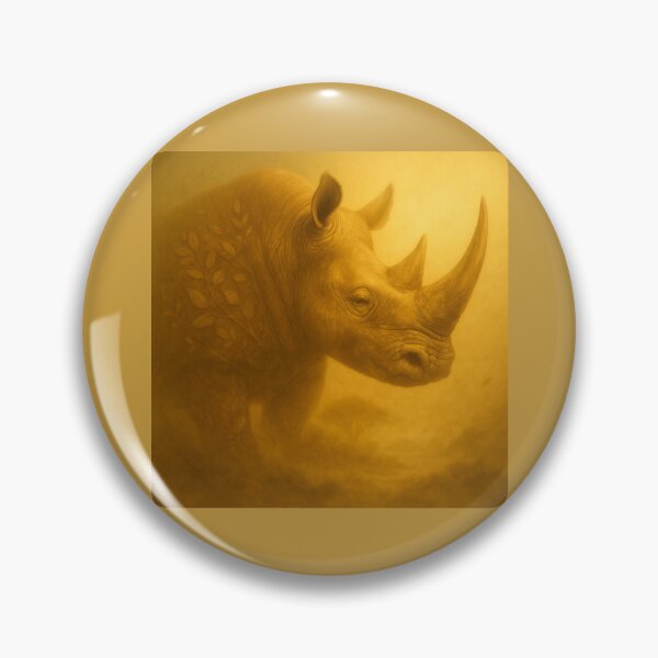Item preview, Rhino Dawn Spirit – Keeper of the Drylands | GeoWild Designs designed and sold by GeoWild Designs.