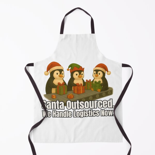Item preview, Christmas Penguin Logistics Team – Santa Outsourced designed and sold by SVALANART.