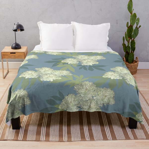 Artikelvorschau, Rachel's Peonie©, kornblumenblau entworfen und verkauft von Sole-e-Vento-Studio.