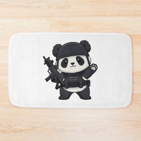Item preview, Cute Tactical Panda Soldier with Gun designed and sold by k3rstman1.