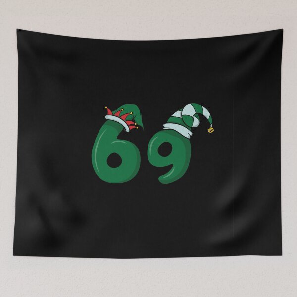 Item preview, number 69 in a christmas version ideal gift for fun this number 69 designed and sold by zuzzelek44.