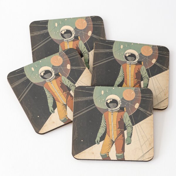 Item preview, Abstract Retro Astronaut - Vintage Space Travel designed and sold by JonelleTshirts.