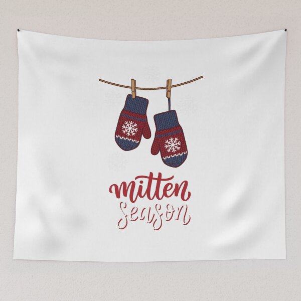 Item preview, MITTEN SEASON Cozy Knit Mittens designed and sold by Quillway.