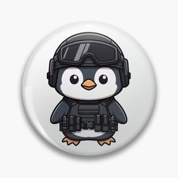 Item preview, Cute Tactical Penguin Special Forces Operator designed and sold by k3rstman1.