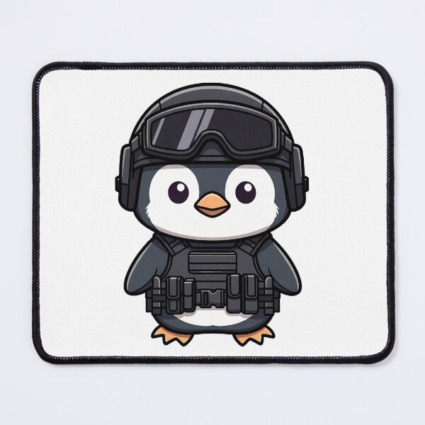 Item preview, Cute Tactical Penguin Special Forces Operator designed and sold by k3rstman1.