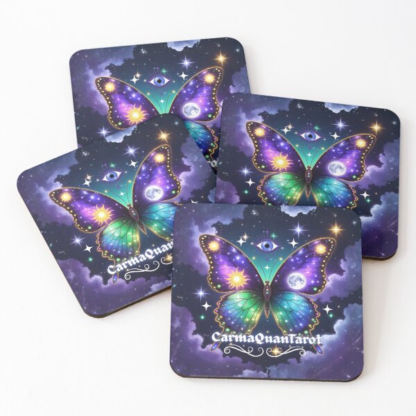 Item preview, Mystic Butterfly Third Eye Aura – Cosmic Intuition Art by CarmaQuanTarot Spiritual Alchemist designed and sold by CarmaQuanTarot.