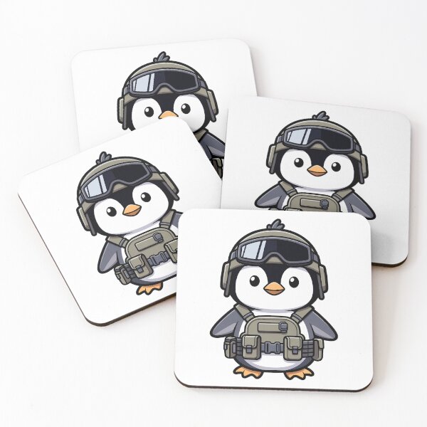 Item preview, Cute Tactical Penguin Soldier designed and sold by k3rstman1.
