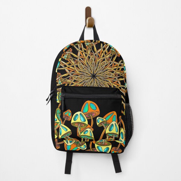 Item preview, Stained glass bottom abstract mushroom mandala designed and sold by DaveDanchuk.