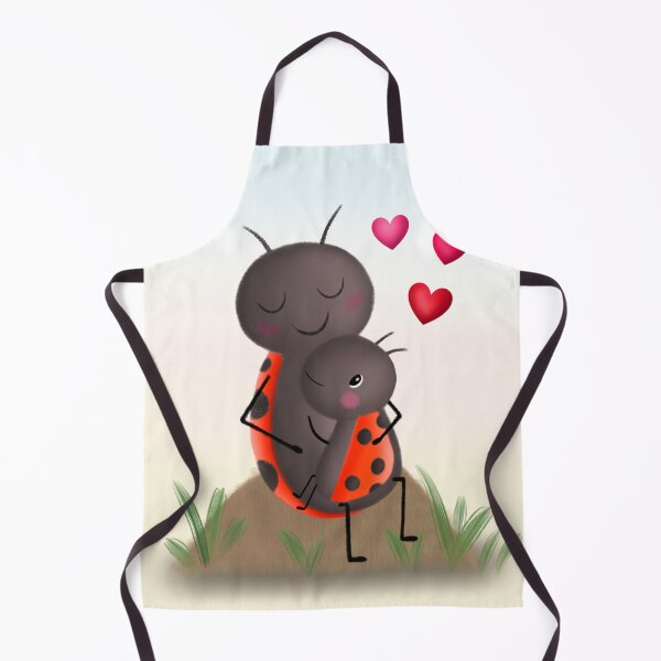 Item preview, Cute Mother & Baby Ladybugs – Sweet Love Bug Illustration designed and sold by LiudmylaMaika.