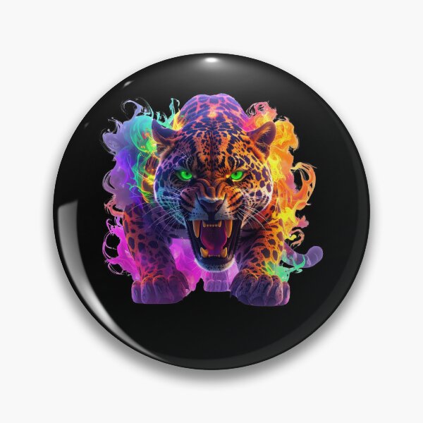 Item preview, Neon Jaguar T-shirt designed and sold by Alicjareign.