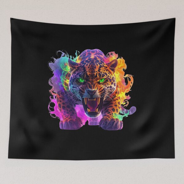 Item preview, Neon Jaguar T-shirt designed and sold by Alicjareign.