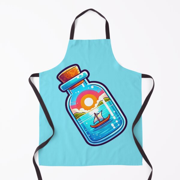 Item preview, Cute Outrigger Canoe in a Bottle designed and sold by GREENZ0NE.