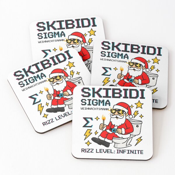Item preview, Skibidi Sigma Santa Infinite Rizz Art designed and sold by AnnDesignStudio.
