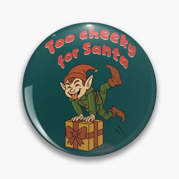 Artikelvorschau, Zu frech für den Weihnachtsmann – Weihnachtselfen-Design entworfen und verkauft von TeaAlchemist.
