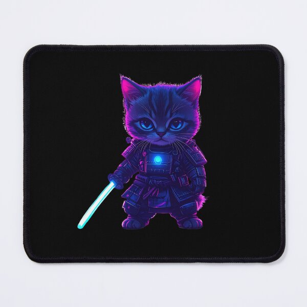 Item preview, A neon assassin's cat T-shirt designed and sold by Alicjareign.