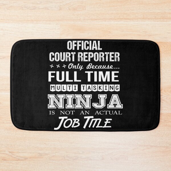 Item preview, Official Court Reporter designed and sold by YungMcIlwain.