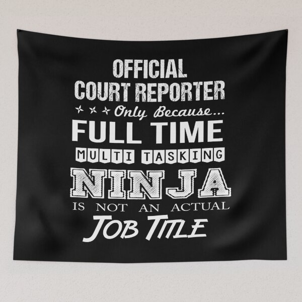 Item preview, Official Court Reporter designed and sold by YungMcIlwain.