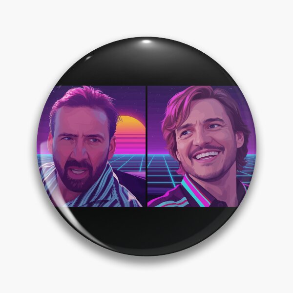 Item preview, Nic and Javi Meme: Retrowave designed and sold by muskitt.