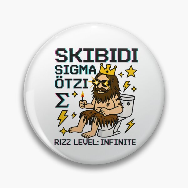 Artikelvorschau, Skibidi Sigma Ötzi Infinite Rizz Art entworfen und verkauft von AnnDesignStudio.
