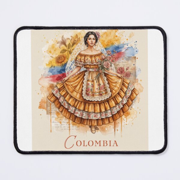 Item preview, Colombian Grace: Traditional Beauty in Bloom designed and sold by ForeverPrintsOK.