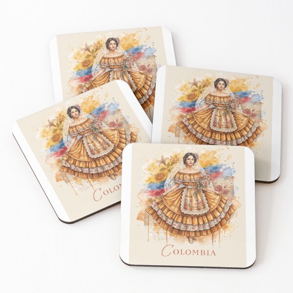 Item preview, Colombian Grace: Traditional Beauty in Bloom designed and sold by ForeverPrintsOK.
