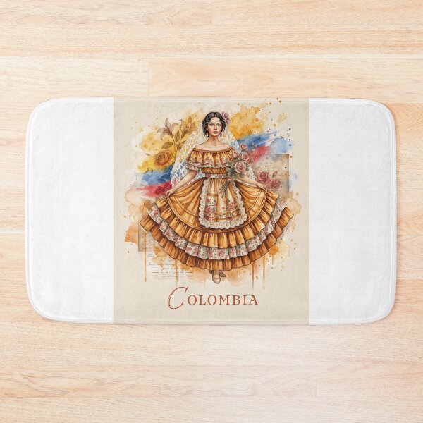 Item preview, Colombian Grace: Traditional Beauty in Bloom designed and sold by ForeverPrintsOK.