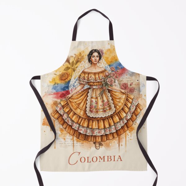 Item preview, Colombian Grace: Traditional Beauty in Bloom designed and sold by ForeverPrintsOK.